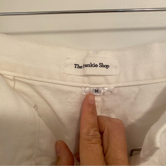 The Frankie Shop - DREW DENIM PANTS / White Size M - Picture 6 of 8